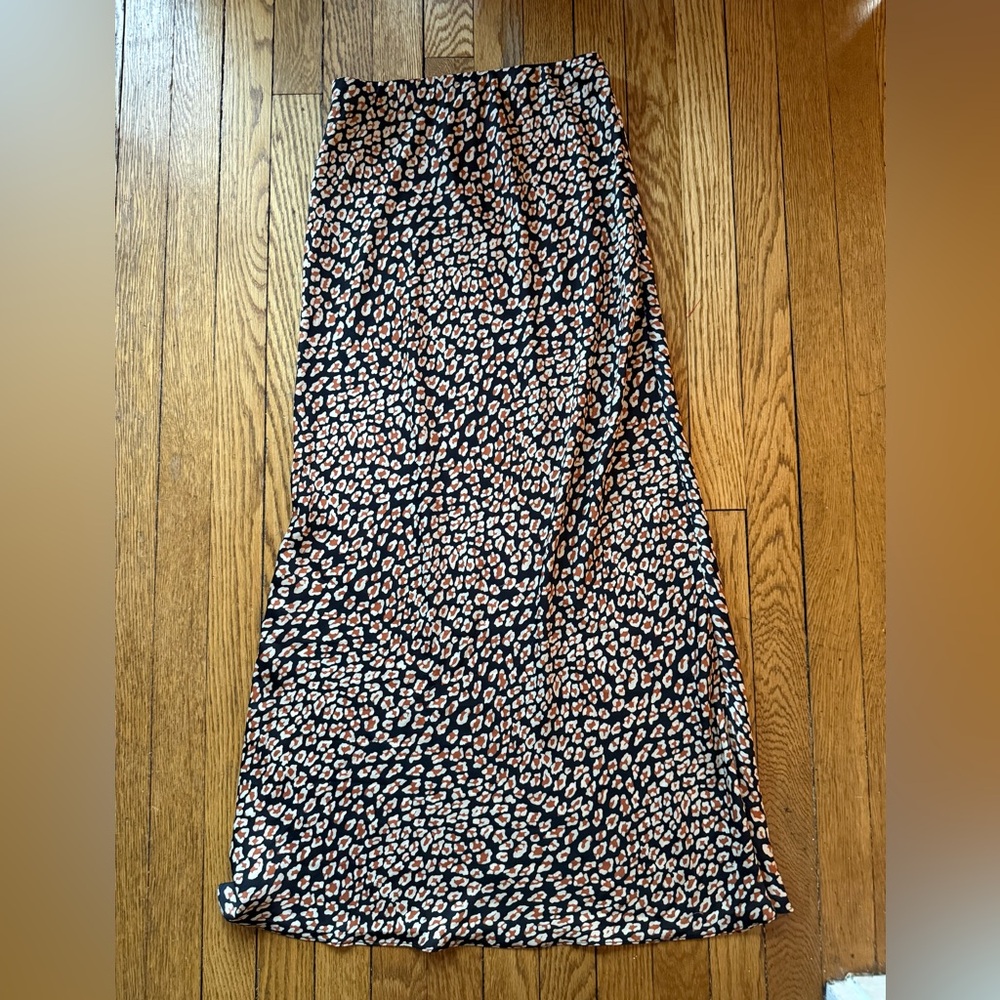 Intimately by Free People Animal Print Midi Skirt - Size XS